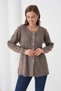 Women's Mother's Knitwear Wool Cardigan with Pocket Detail - 8