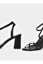 Ilaa Block Heel Sandals with Buckle Detail - 4