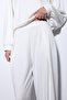 Ecru Wide Leg Relaxed Women's Suit - 5