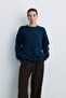 Petrol Stitch Detail Knitwear Sweater