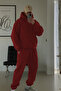 Men's 3-Ply Sharded Hooded Sweatshirt Tracksuit Set - 2