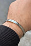 Ayetel Kürsi Written Stainless Steel Handcuff Bracelet Thick Mold Scb87 - 6