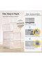 X-Large Shoe Storage Boxes Organizers for Closet 12 Pack, Fit Size 11, Clear Plastic Stackabl - 4