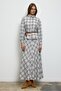 Plaid Skirt Suit White