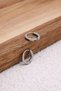 Steel Hoop Earrings Non Tarnish Diameter 1.2cm Suitable for Daily Wear Tube Earrings - 2