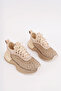 Dzy-1020 Snake Leather Detailed Straw Slippers - 4