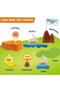World Map Puzzle with Relief Shapes - 4