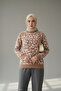 Leopard pattern soft sweater - 6