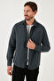 Cotton Single Pocket Regular Fit Shirt Men's Shirt Cf25W129140 - 3