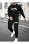 Men's California Printed Crew Neck Sweatshirt and Jogger Sweatpants - Top and Bottom Set
