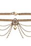 Heart of Chains Heart Charm Gold Plated Chain Belt