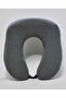 Navy Blue Women's Color Block Neck Pillow - 2