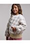 Patterned Jacket with Button Closure - 3
