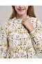 Floral Print Ruffle Dress with Long Sleeves - 5