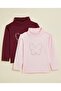 2 Pack Printed Tops with Long Sleeves