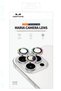 iPhone 17 Air Compatible Shiny Maria Glitter Camera Lens Protection Glass - Silver - 5