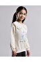 Printed Sweatshirt with Peter Pan Collar and Long Sleeves - 3