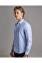 Striped Shirt with Classic Collar and Long Sleeves - 3