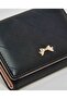 Black Women's Textured Tri-Fold Wallet - 4