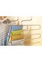 Hanger 5 Layers Metal Inside Closet Pants Blouse Clothes Scarf Shawl Scarfs Foulard Towel Hanger Space-Covering - 2