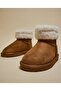 Brown Girl Fur Detail Winter Boots - 5