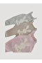 Unisex Knitwear Rabbit Patterned Pompom Buttoned Gardener Jumpsuit & Snap-Closure Collar Bodysuit Baby Set - 2
