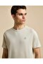 Logo Detail Active T-Shirt with Crew Neck and Short Sleeves - 2