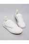 Ivory Women's Color Block Lace Up Sneakers - 4