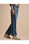 Faded Baggy Jeans with Button Closure - 3