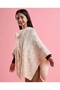 Ivory Girl Knitted Sweater Poncho - 4