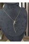 Letter F Steel Necklace - 3