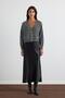 Gold Buttoned Knitwear Cardigan Anthracite - 4