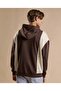 Color Block Hoodie with Long Sleeves - 4