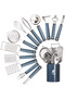 Luqa 13 Piece Multi-Purpose Practical Kitchen Utensil Serving Set with Stand