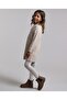 Sequined Sweater Dress with Crew Neck and Long Sleeves - 2