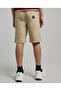 Solid Cargo Shorts with Button Closure - 4