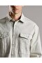 Solid Cargo Pants with Button Closure - 5