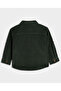Corduroy Shirt with Shirt Collar and Long Sleeves - 2
