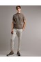 Textured Polo T-Shirt with Short Sleeves - 3