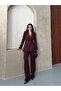 Blazer, Checked Jacket, Pants Suit, and a Thin Belt That Ties at the Waist - 4