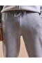 Solid Joggers with Drawstring Waist - 5