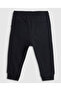 Print Detail Joggers with Drawstring Waist - 2