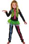 Skeleton Girl Halloween Fancy Dress Costume Toy - Size L CC221 (Ages 8–10)