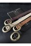 4-Piece Suede Oval Antique Buckle Women's Trouser Belt, Coat Belt, Shirt Belt, Dress Belt - 2