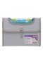 Mapa plastic extensibil A5, 6 compartimente, gri SF099