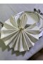Service Napkin with Ring (Presentation Napkin) Gardenia Fabric - 2
