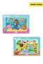2 Pcs 30 Pieces Children's Puzzle Mermaid and Cute Animals