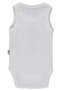 Organic Single Double Athletic Body Suit (Organic Stars and Koalas) Ecru - 4