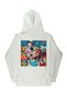 Lenithra Pop Art Muhammad Ali Back Printed Unisex Oversize White Hoodie - 5