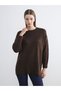 Lcw Vision Crew Neck Oversize Women's Knitwear Sweater